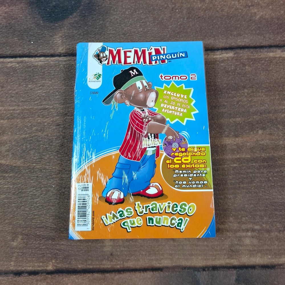 Memin Pinguin Tomo 2 Comic Book Spanish OS Blue New Homenaje Edicion with CD
